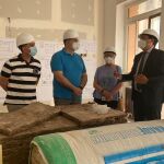 El presidente de la Diputación, Francisco José Requejo, y el vicepresidente segundo Jesús Prada, visitan las obras de la Casa de Zamora en Madrid
