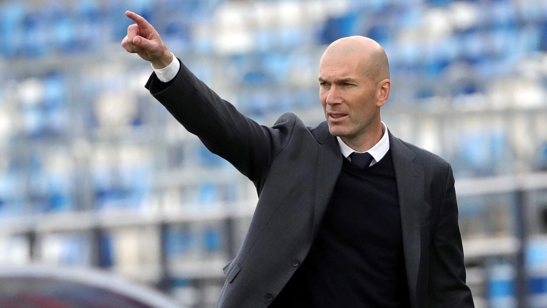 Zinedine Zidane, en su última etapa como entrenador del Real Madrid.