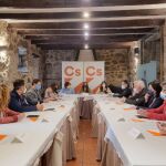 Reunión de la Ejecutiva de Ciudadanos Castilla y León en Ávila, presidida por Gemma Villarroel