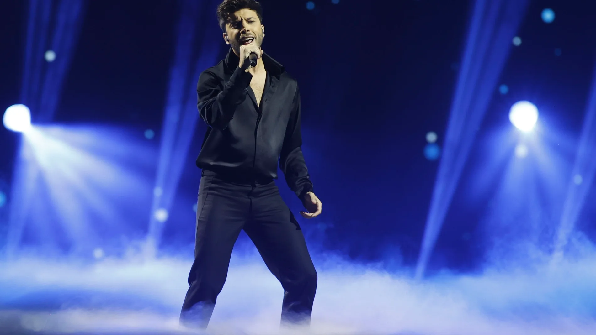 Blas Cantó en Eurovisión.