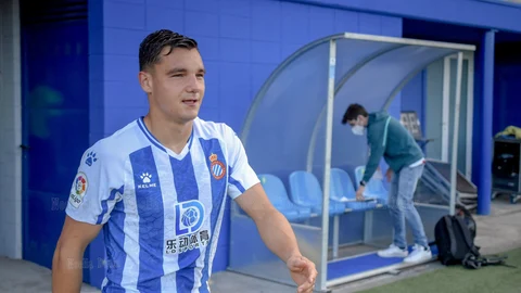 Ferran Jutglá con el Espanyol.