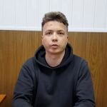 El periodista Roman Protasevich en un vídeo difundido por las autoridades de Bielorrusia