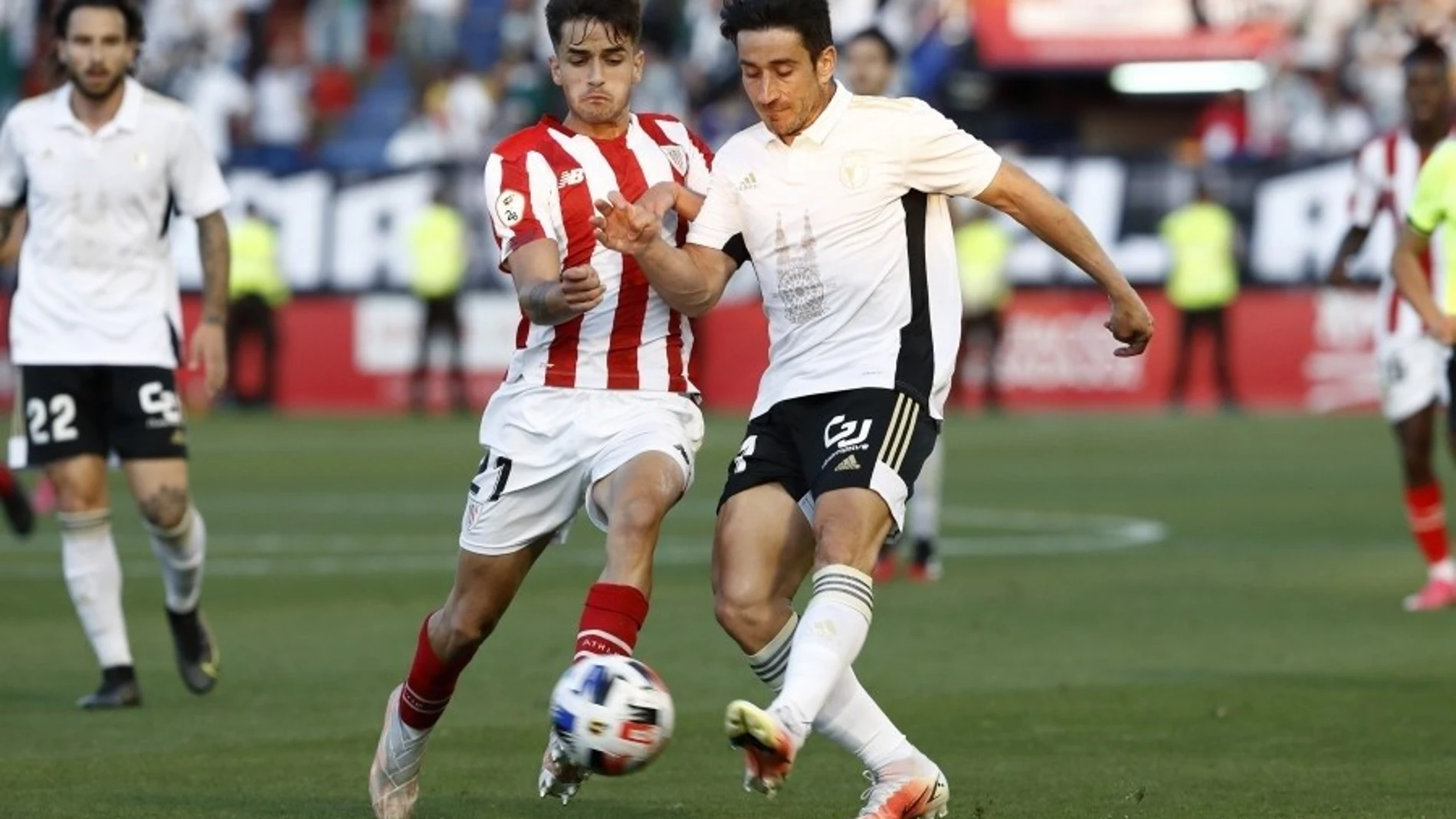 Saúl Berjón, al autor del gol del ascenso del Burgos C.F