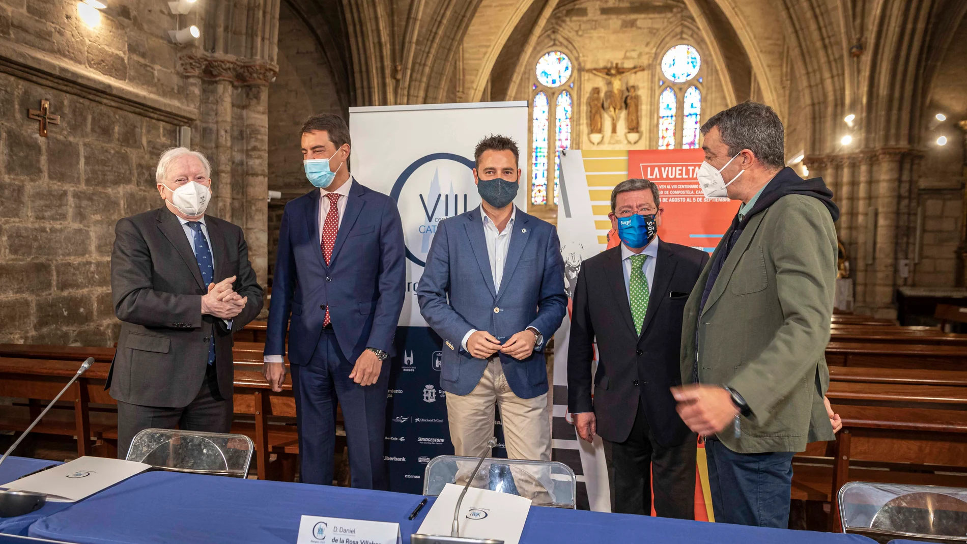 Presentación de las etapas de La Vuelta 21 con final en la ciudad de Burgos