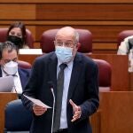El vicepresidente de la Junta, Francisco Igea, durante una de sus intervenciones en el Pleno