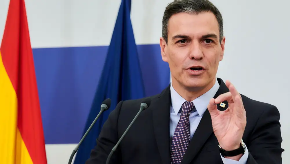 Pedro Sánchez, tras una reunión extraordinaria del Consejo Europeo en Bruselas