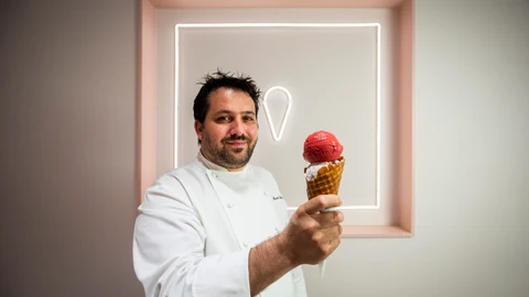 Heladeria "Maison Glacée" y su chef Ricardo Velez