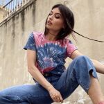 Ángela Rozas con jeans cropped/ Instagram @madamederosa