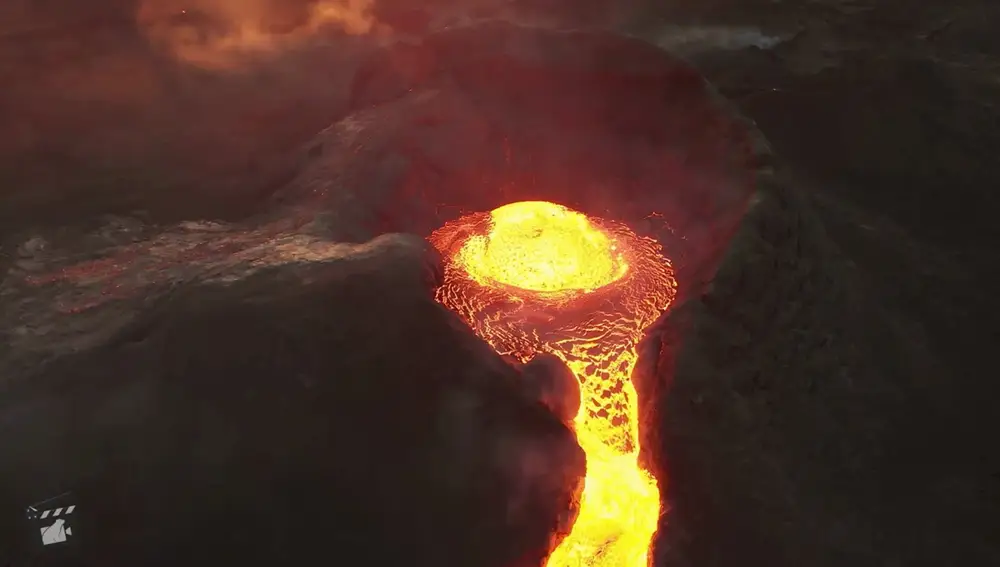 La erupción en el monte Fagradalsfjall dejó un enorme río de lava a su paso