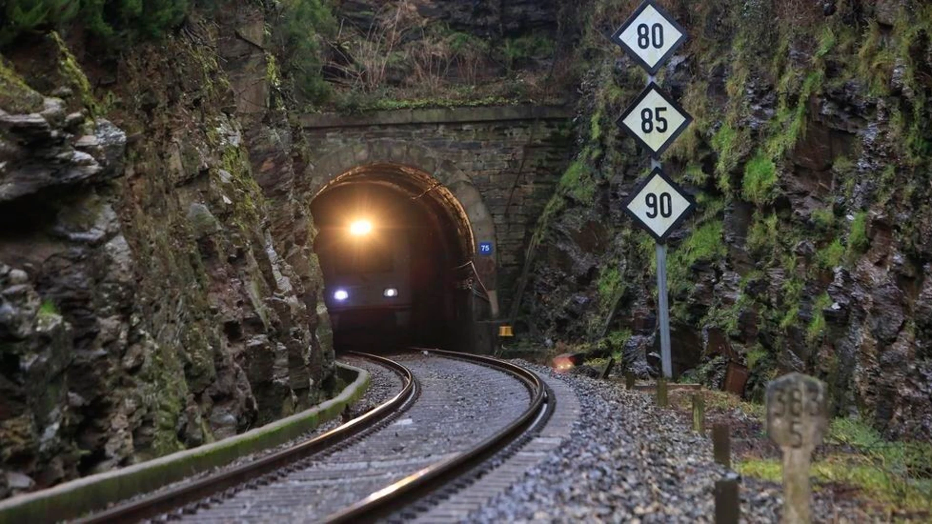 Túnel de Oural, en la provincia de Lugo