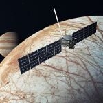 Representación artística de la misión Europa Clipper, cuyo lanzamiento a Europa, la luna de Júpiter, está previsto para 2024NASA/JPL-CALTECH26/05/2021