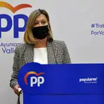 La presidenta del Grupo Municipal Popular, Pilar del Olmo, presenta las mociones del Partido Popular