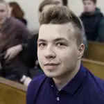 Roman Protasevich, detenido en Minsk