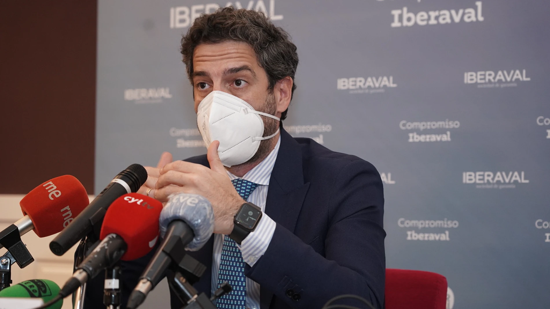 Presentación de la actividad de Iberaval durante la pandemia y en el primer cuatrimestre de 2021, a cargo de su presidente César Pontvianne