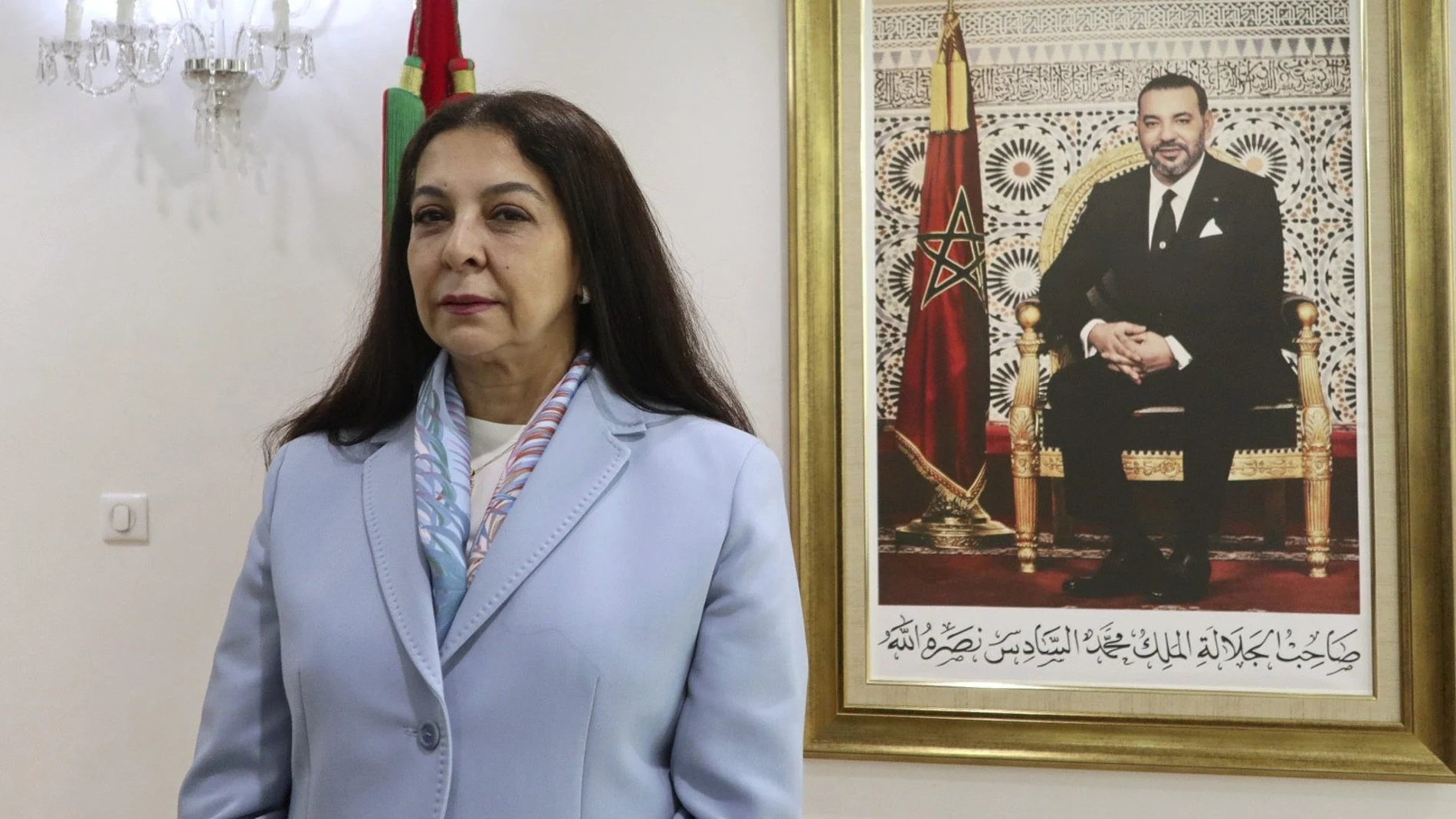 La embajadora marroquí en España, Karima Benyaich- EFE / Mohamed Siali