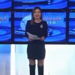 La presentadora argentina