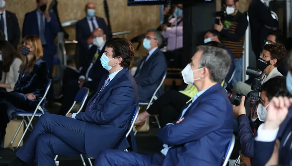 El presidente del Gobierno, Pedro Sánchez, inaugura en Soria la Feria para la Repoblación de la España Rural. Al acto asisten el presidente de la Junta de Castilla y León, Alfonso Fernández Mañueco; el expresidente, José Luis Rodríguez Zapatero; el presidente del PP, Pablo Casado; la ministra de Transición Ecológica y Reto Demográfico, Teresa Ribera, y la ministra de Derechos Sociales y Agenda 2030, Ione Belarra, entre otros políticos.