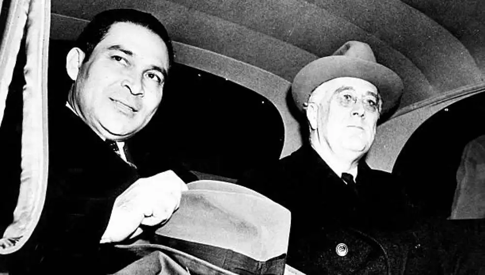 Fulgencio Batista con Roosevelt