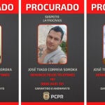 Imágenes de José Tiago Correia Soroka usadas por la policía durante la investigación