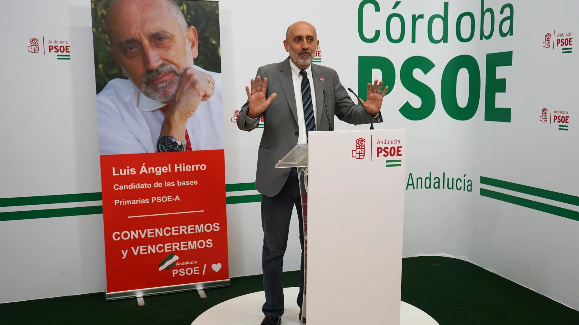 Luis Ángel Hierro, este domingo en Córdoba