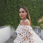 Rocío Osorno con vestido de lunares de Mango/ Instagram @rocioOsorno