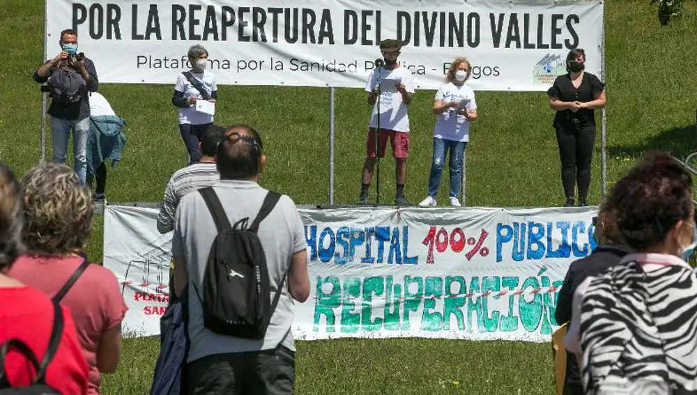 La Plataforma por la Sanidad Pública organiza un acto reivindicativo para pedir la reapertura del Hospital Divino Valles