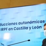 El consejero de Economía y Hacienda, Carlos Fernández Carriedo, presenta las deducciones autonómicas del IRPF en Castilla y León y la campaña de ayuda a la Declaración de la Renta 2020 en el medio rural