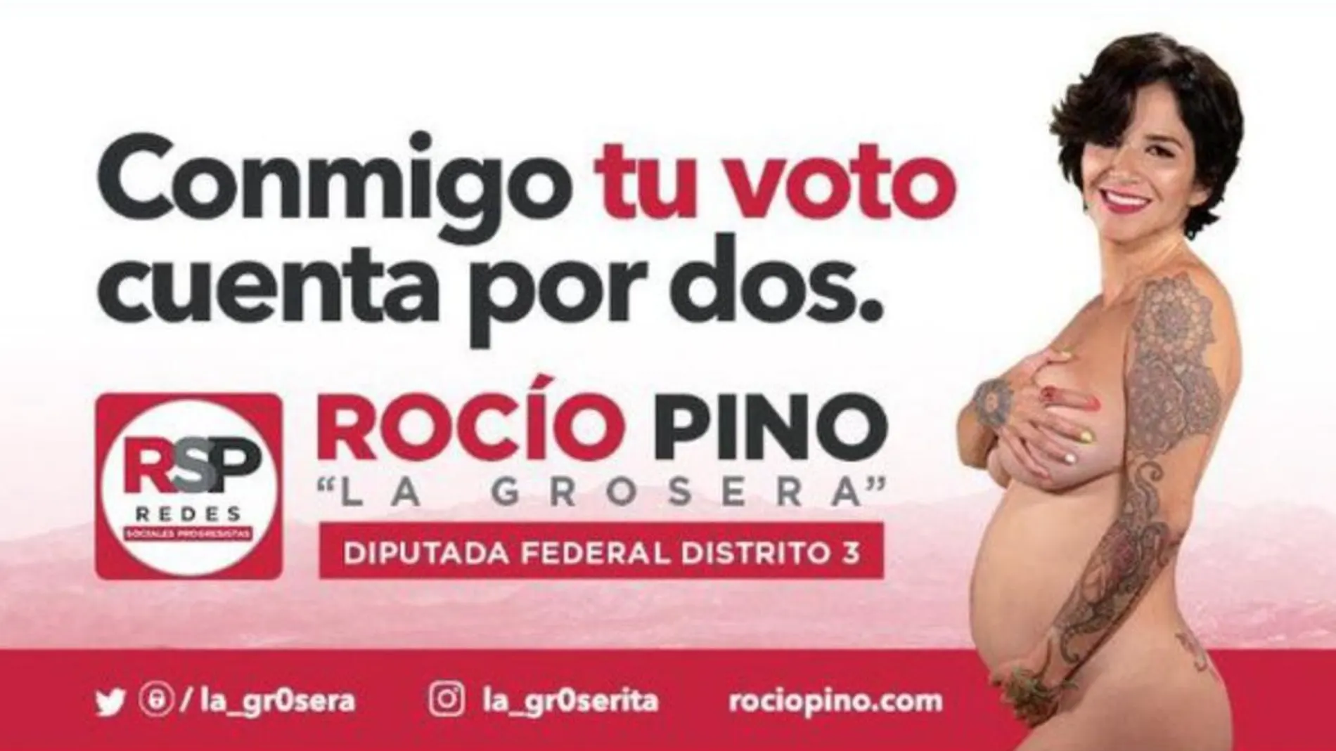La mexicana Rocío Pino, conocida como la Grosera en la plataforma en línea OnlyFans, quiere convertirse en diputada federal por el estado de Sonora