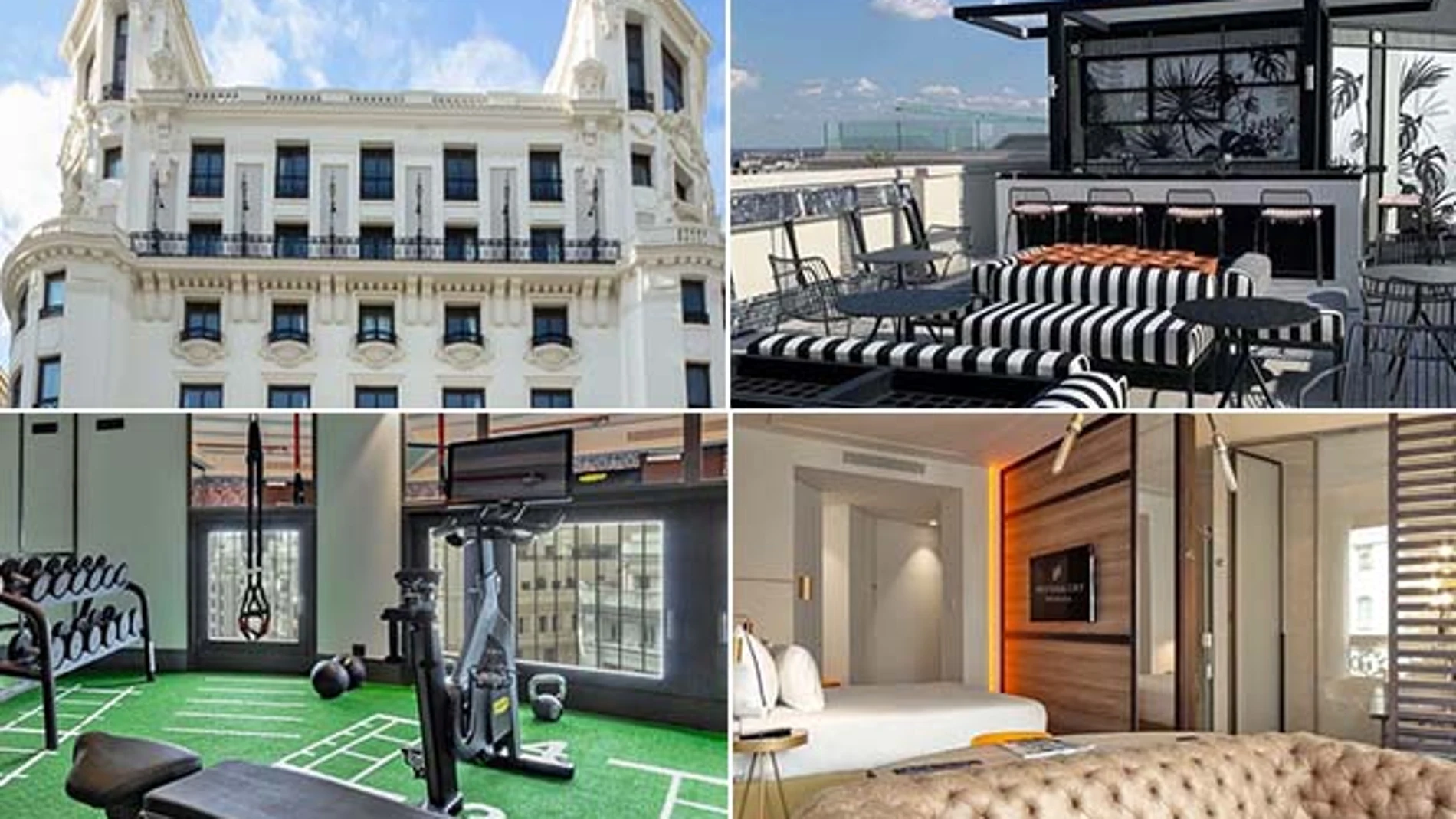 Imágenes del hotel Pestana CR7 Gran Vía Madrid, propiedad de Cristiano Ronaldo.