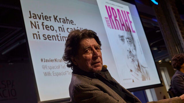 Joaquin Sabina durante la presentación de la biografía de Javier Krahe