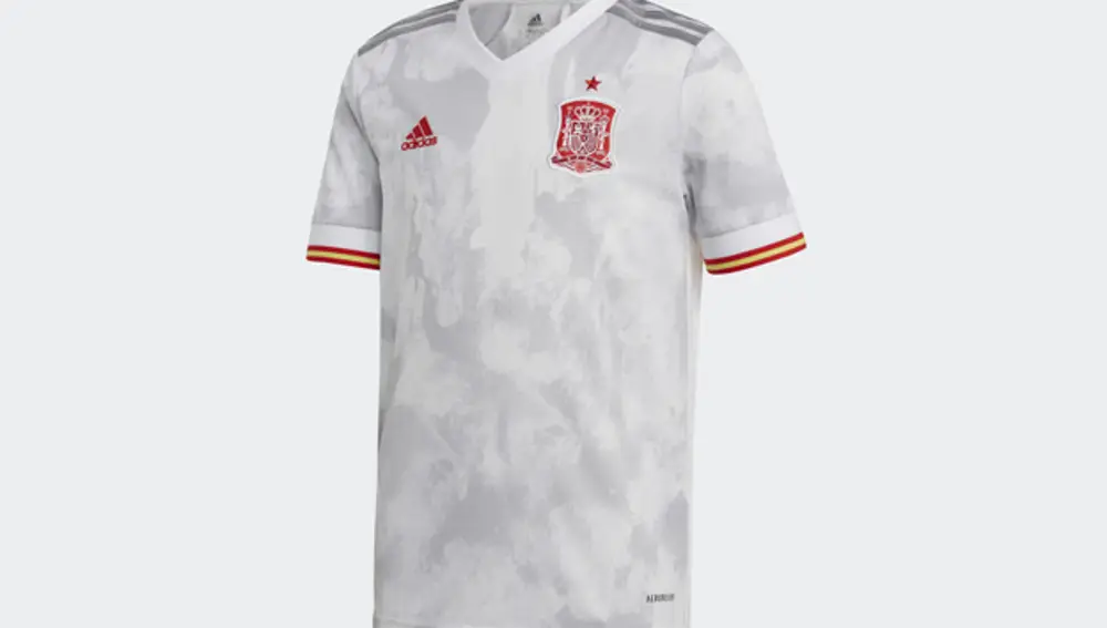 Segunda camiseta de España para la Eurocopa 2020.