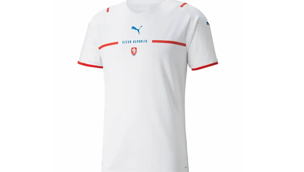Segunda camiseta de República Checa para la Eurocopa 2020.