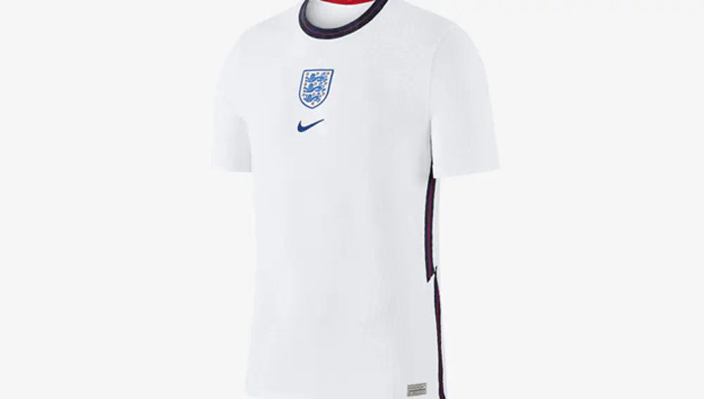 Camiseta de Inglaterra como local para la Eurocopa 2020.