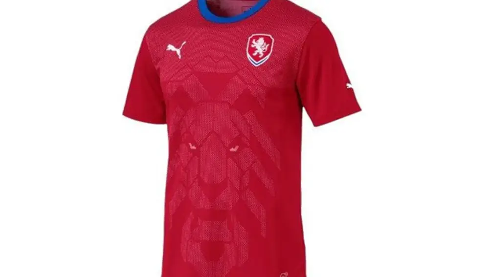 Camiseta de República Checa como local para la Eurocopa 2020.