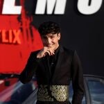 El actor Óscar Casas posa para los fotógrafos durante la presentación de la película "Xtremo"