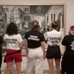 Protesta en el Museo Picasso de Barcelona