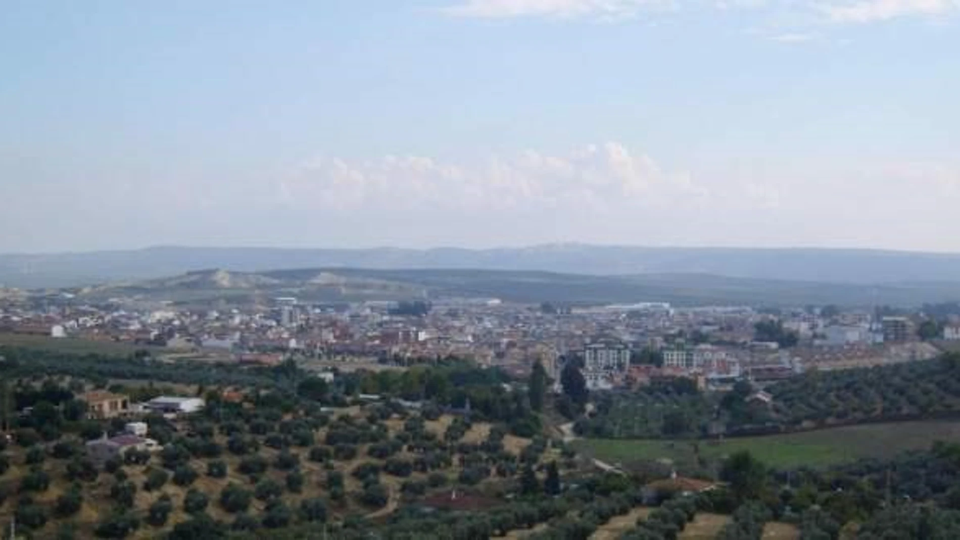 Vista del municipio de Bailén (Jaén)