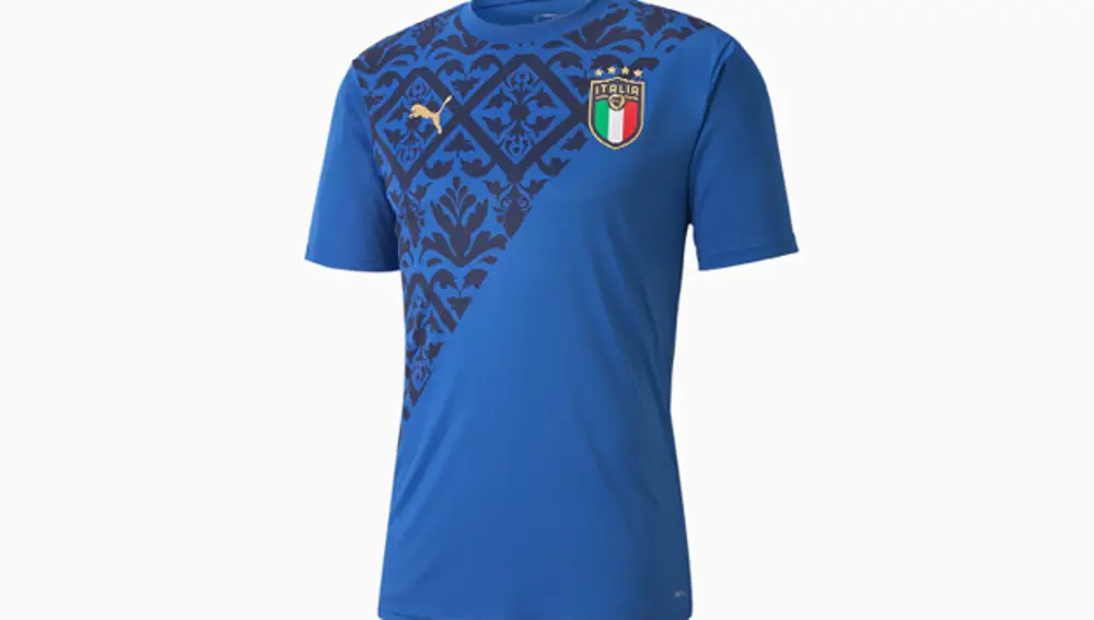 Camiseta de Italia como local para la Eurocopa 2020.