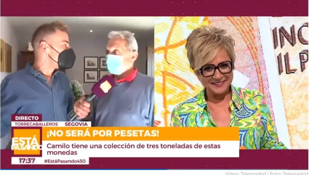 Camilo, entrevistado por Telemadrid