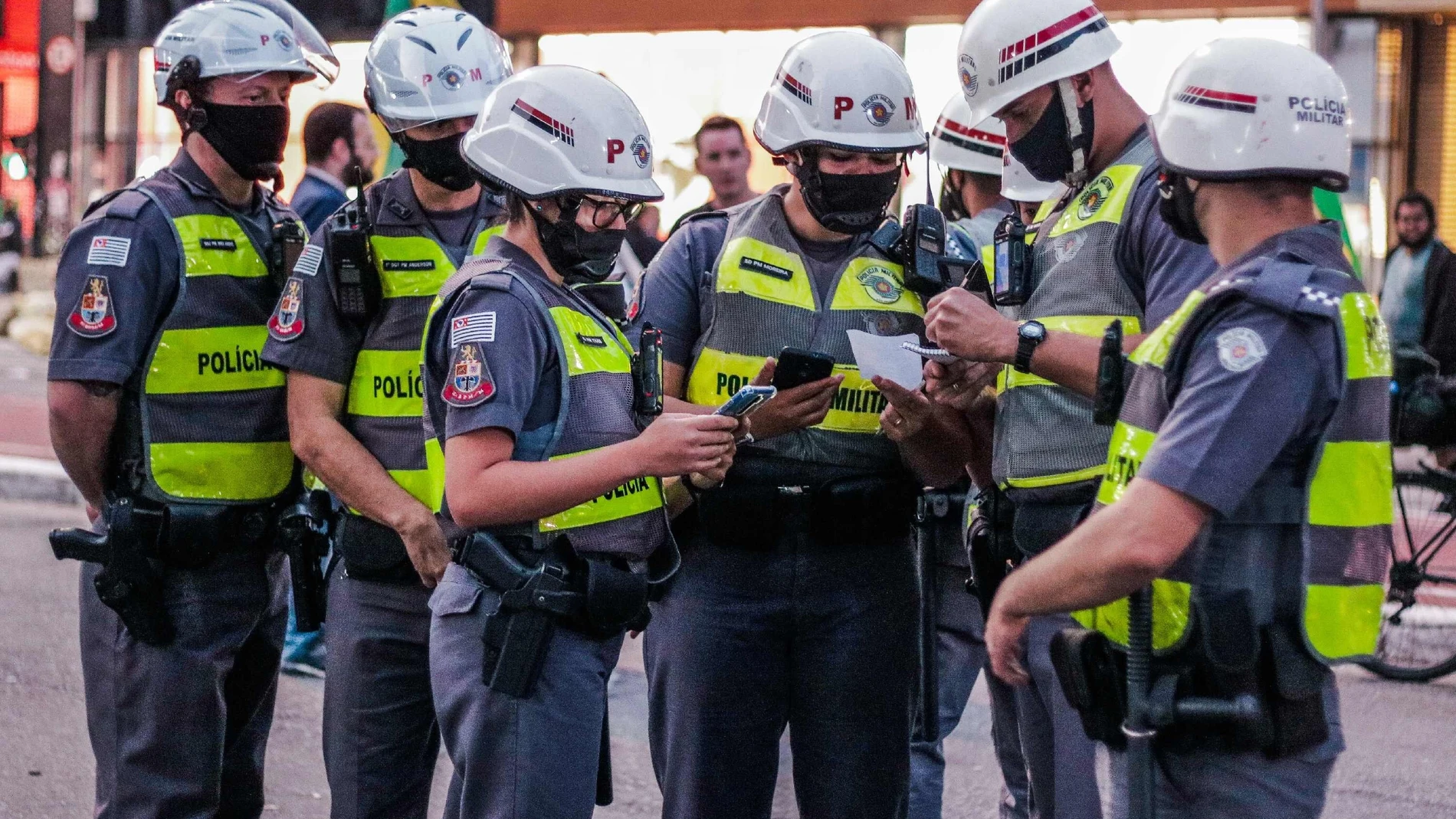 Policía de Sao Paulo, Brasil02/06/2021
