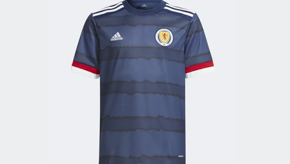 Camiseta de Escocia como local para la Eurocopa 2020.