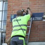 Las placas dedicadas a Millán Astray se retiraron hace ahora tres años