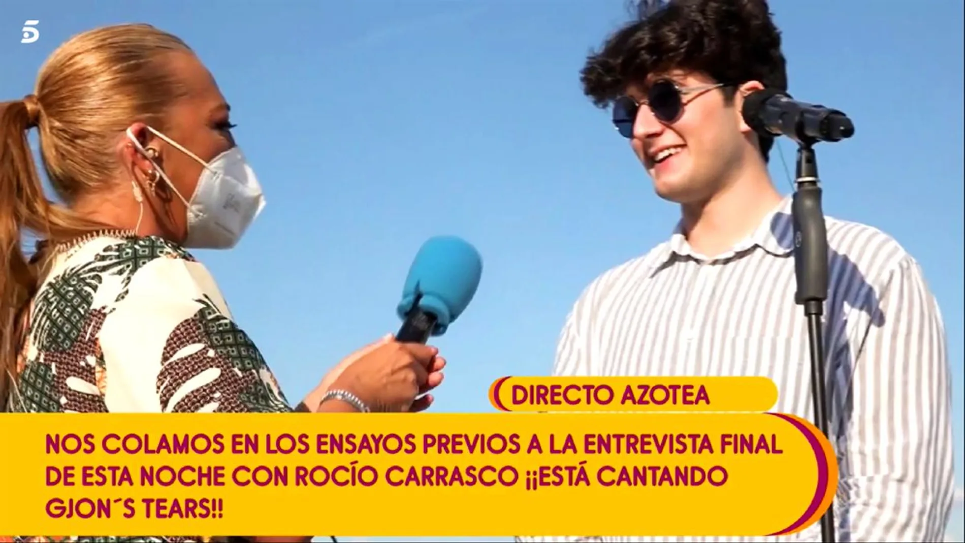 Belén Esteban entrevista a Gjon's Tears