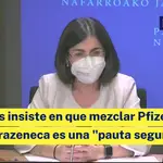 Darias insiste en que mezclar Pfizer y AstraZeneca es una &quot;pauta segura&quot;