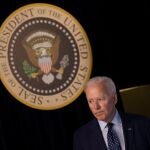 El presidente norteamericano, Joe Biden, en un acto reciente sobre la pandemia