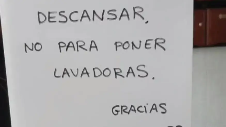 Algunos vecinos han comenzado a quejarse por el ruido de las lavadoras de madrugada