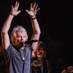 Jon Bon Jovi durante una actuación en directo
