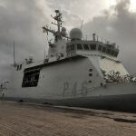 El buque de la Armada Española "Furor", desplegado hasta este sábado en el puerto de Abiyán, busca aunar esfuerzos en la lucha contra la piratería y el narcotráfico en el Golfo de Guinea.