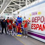 El tren del deporte de Renfe trae a Valencia a la selección femenina de baloncesto