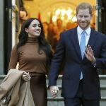 Meghan Markle y el príncipe Harry en una imagen de archivo